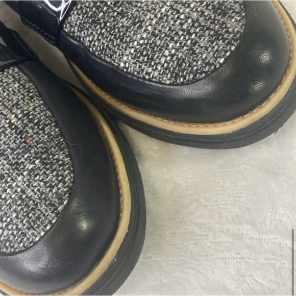 Clarks Black Tweed Sharon Gracie Platform Loafers Women US 8 M Cushioned Comfort - Picture 10 of 16